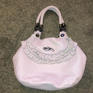 Pale pink Betsey Johnson purse